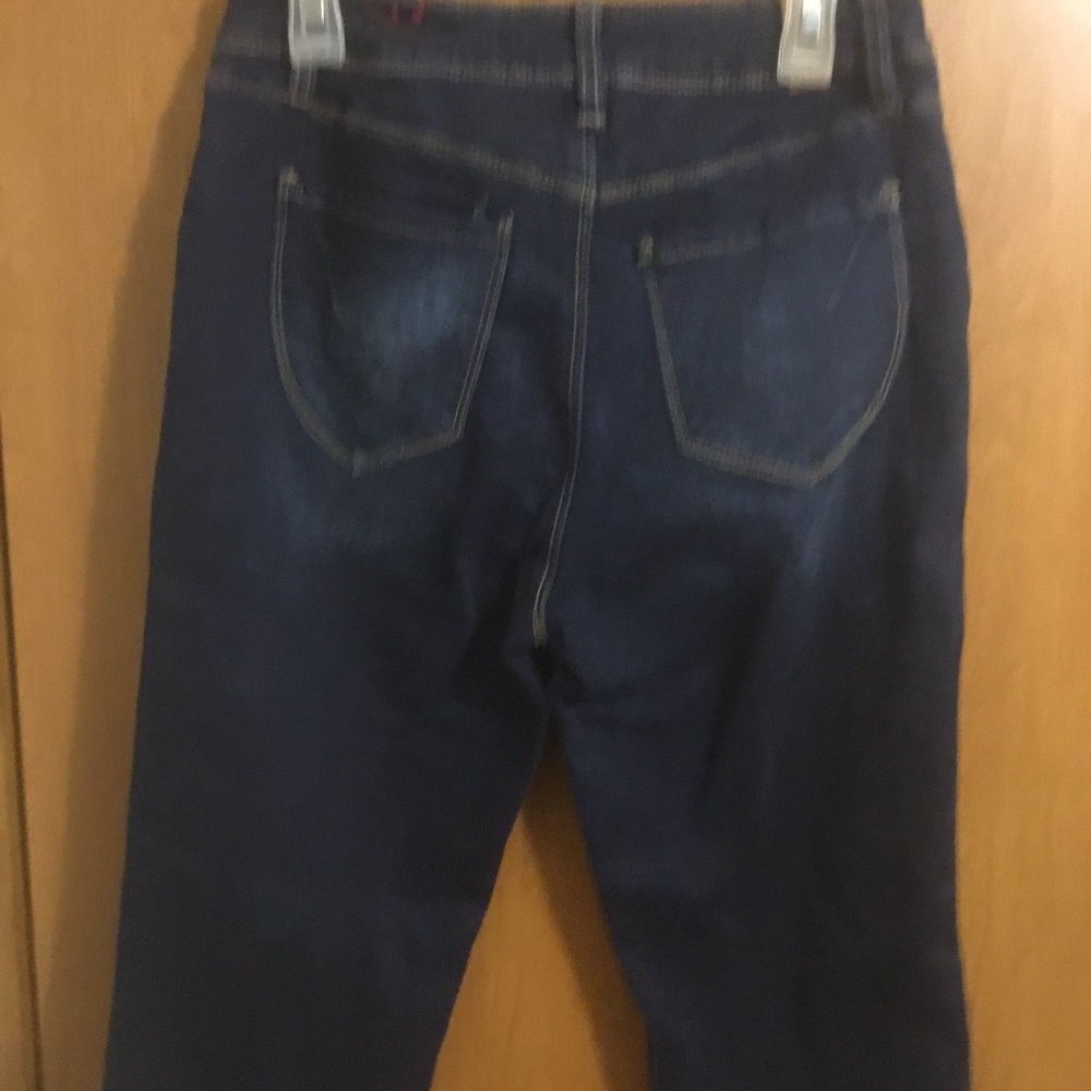 YMI Slim- Her High waisted Dark Wash Skinny Jeans 5 - Picture 4 of 10